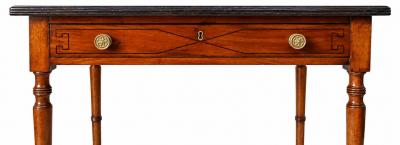 George Bullock George Bullock British Specimen Woods Inlaid Writing Table circa 1810