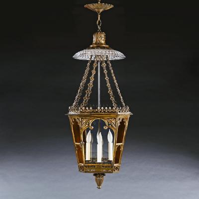 George Bullock Napoleon Buonapartes Gilt Brass Hall Lantern Supplied For Use at St Helena