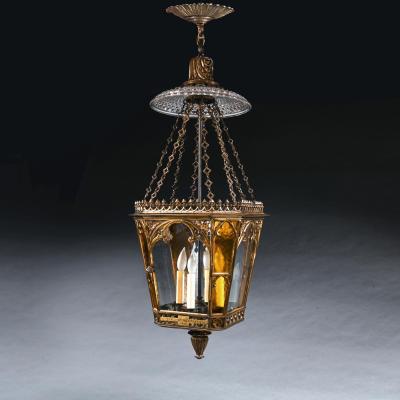 George Bullock Napoleon Buonapartes Gilt Brass Hall Lantern Supplied For Use at St Helena