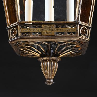 George Bullock Napoleon Buonapartes Gilt Brass Hall Lantern Supplied For Use at St Helena