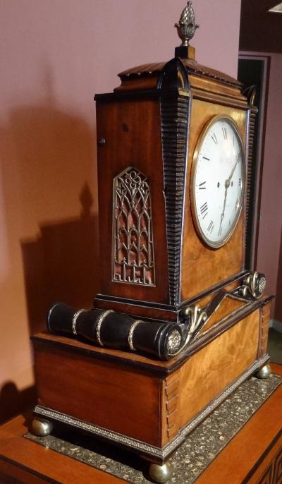 George Bullock Regency Period Musical Clock Attributed to Bullock