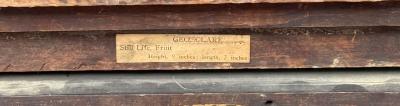 George Clare Apples Plums and Raspberries 