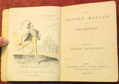 George Cruikshank CRUIKSHANK MAKEPEACE AND DICKENS THE LOVING BALLAD OF LORD BATEMAN