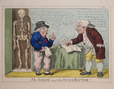 George Cruikshank GEORGE CRUIKSHANK 1792 1878 THE SAILOR AND THE QUACK DOCTOR 