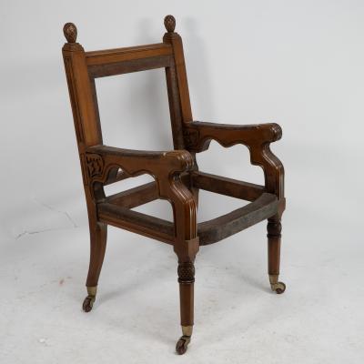 George Edmund Street George Edmund Street Judges armchair designed for The Royal Courts of Justice 