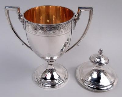 George Fenwick Antique Scottish Georgian Neoclassical Covered Amphora Urn 1808