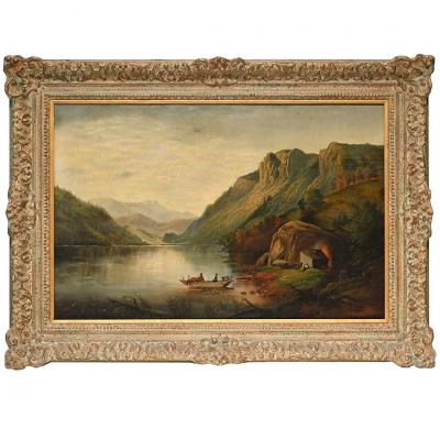 George Frederick Buchanan Scottish Landscape Painting1856 Signed Buchanan