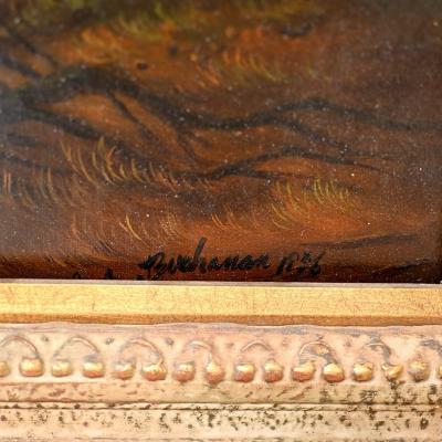 George Frederick Buchanan Scottish Landscape Painting1856 Signed Buchanan