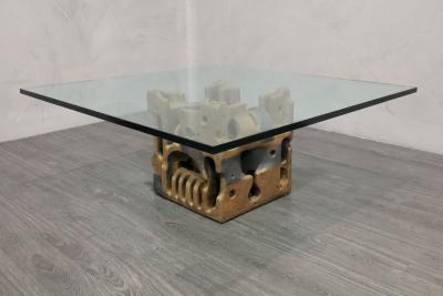 George Greenamyer Ceramic Base Cocktail Table by George Greenamyer for Vladimir Kagan