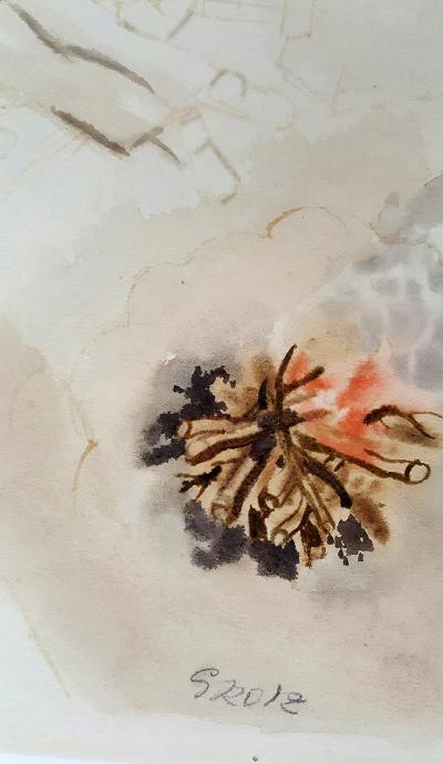 George Grosz Christus am Oelberg