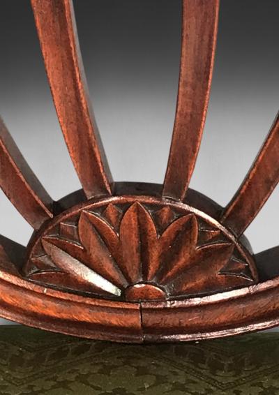 George Hepplewhite Set of four Hepplewhite Period Mahogany Salon Armchairs