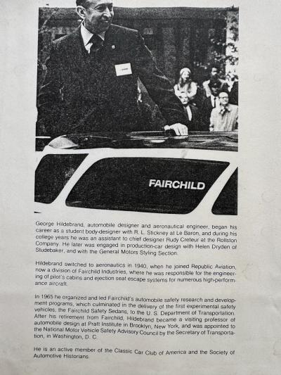 George Hildebrand Classic Cars Streamlined Coupe Art Deco Vintage Car