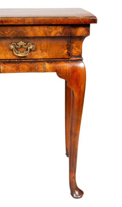 George I Burl Walnut Lowboy