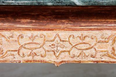 George I Gilt and Gesso Marble Top Table