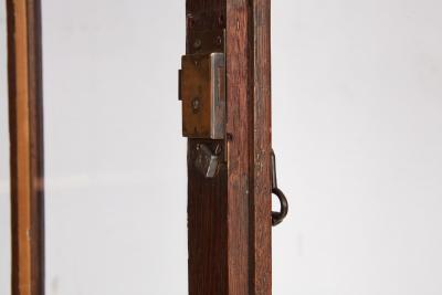 George I Oak Glazed Bookcase Cabinet