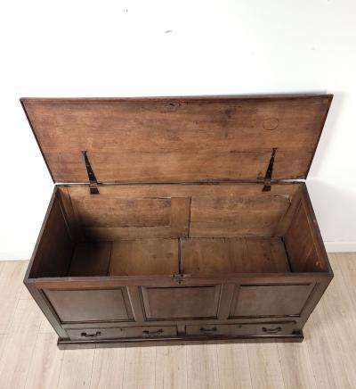 George I Oak Mule Chest England circa 1720