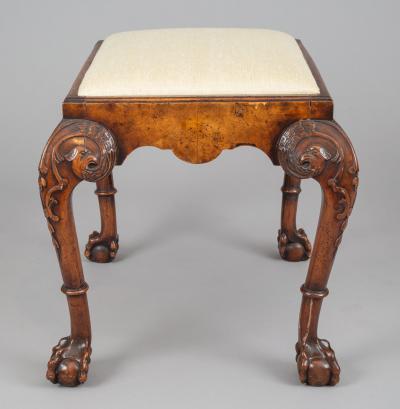 George I Style Walnut Stool