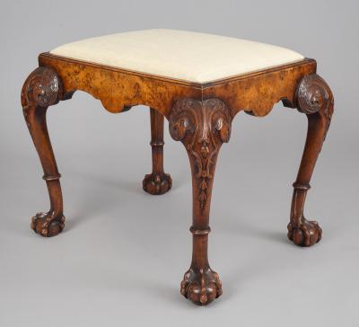George I Style Walnut Stool