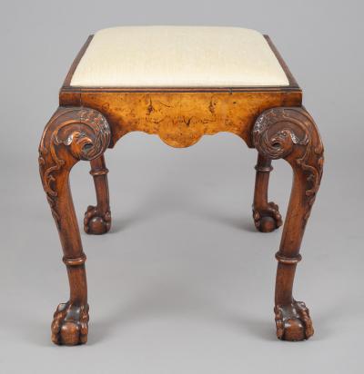 George I Style Walnut Stool