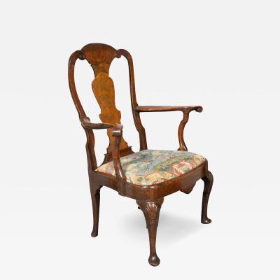 George I Walnut Armchair