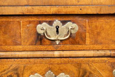 George I Walnut Bachelors Chest