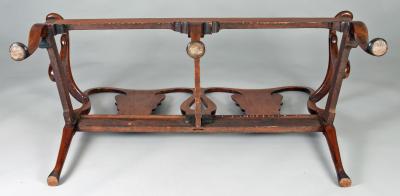 George I Walnut Double Chair Back Settee