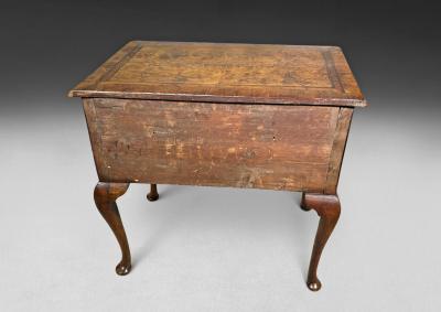 George II Burr Walnut Lowboy