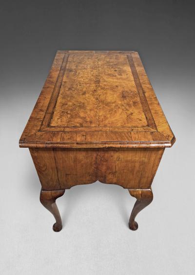 George II Burr Walnut Lowboy