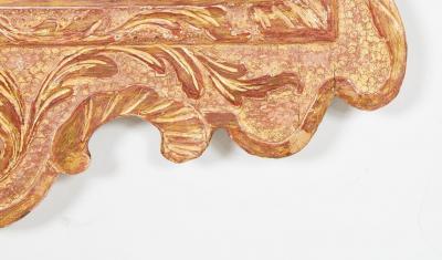 George II Carved Gesso and Gilt Mirror