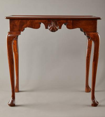 George II Carved Mahogany Tea Table