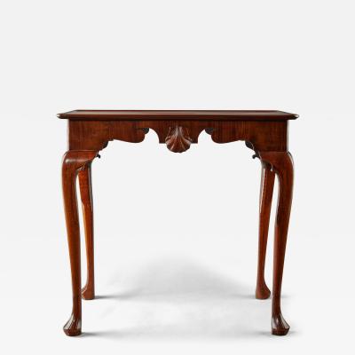 George II Carved Mahogany Tea Table