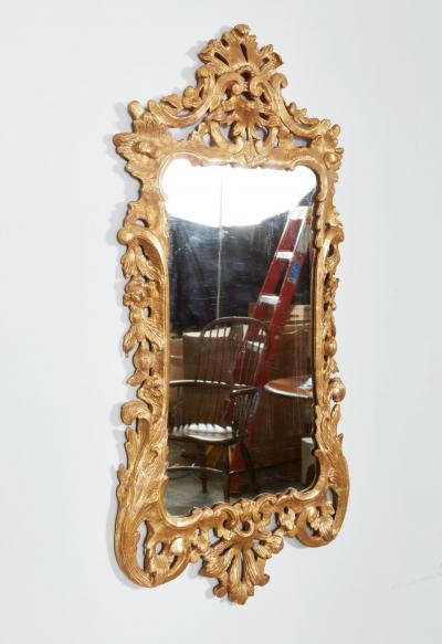 George II Carved and Gilt Rococo Mirror