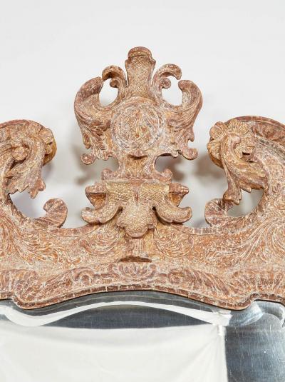 George II Gesso Carved Gilt Mirror