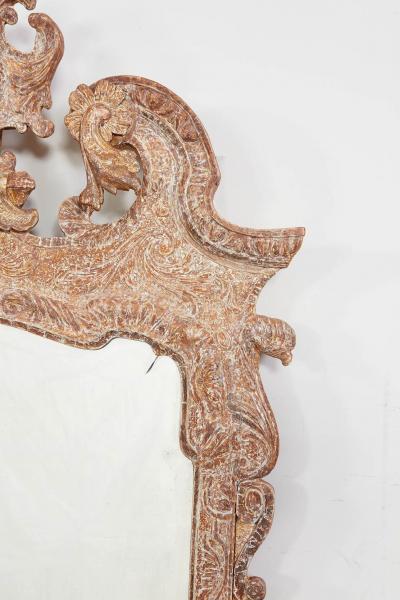 George II Gesso Carved Gilt Mirror