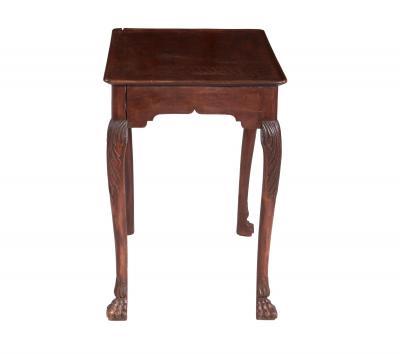 George II Irish Lion Paw Foot Table