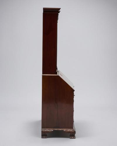 George II Mahogany Bureau Bookcase c 1740