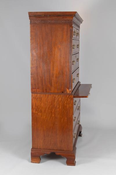 George II Mahogany Chest on Chest Circa 1740