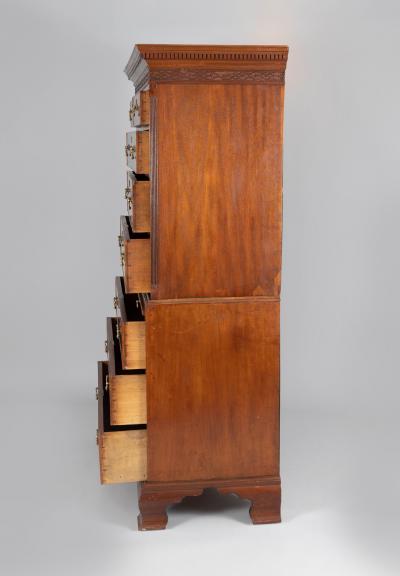 George II Mahogany Chest on Chest Circa 1740