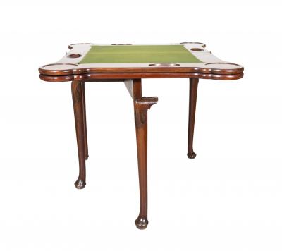 George II Mahogany Games Table