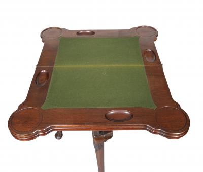 George II Mahogany Games Table