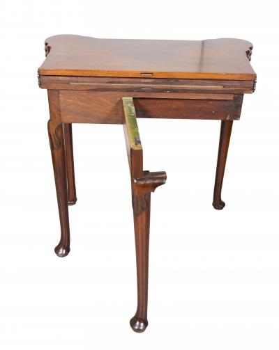 George II Mahogany Games Table