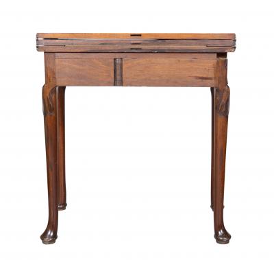 George II Mahogany Games Table