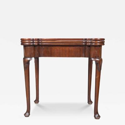 George II Mahogany Games Table
