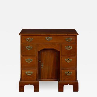 George II Mahogany Kneehole Dressing Table Desk England c 1750