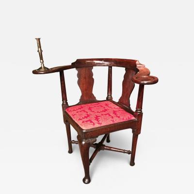 George II Oak Corner Chair