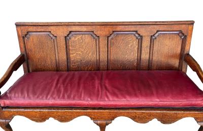 George II Oak Settle