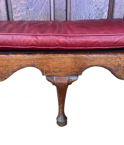 George II Oak Settle