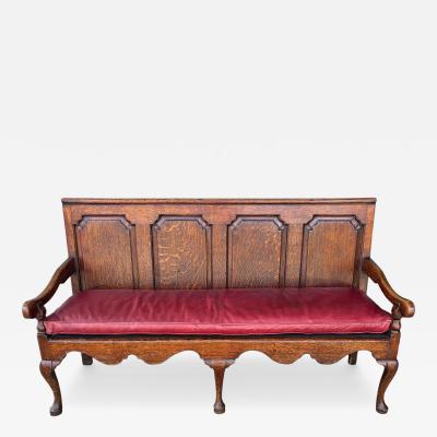 George II Oak Settle