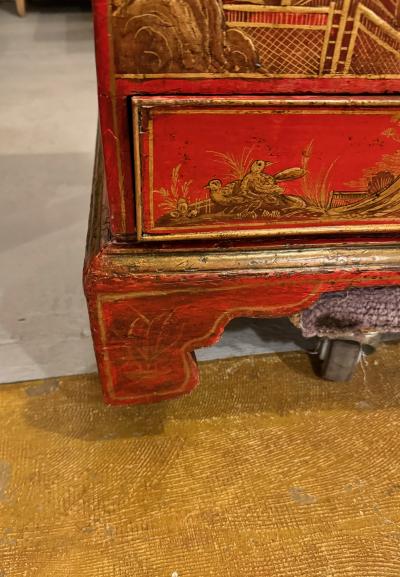 George II Red Japanned Coffer or Chest