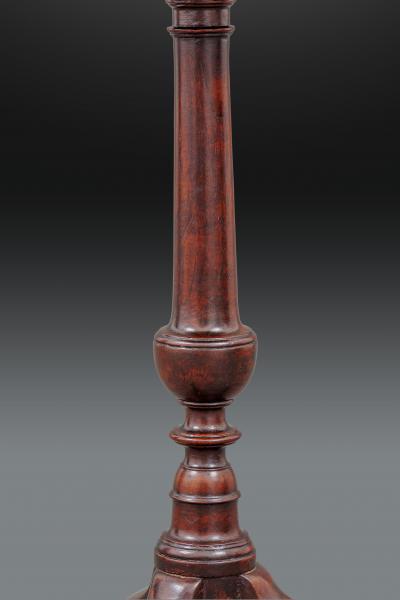 George II Style Mahogany Tripod Kettle Stand